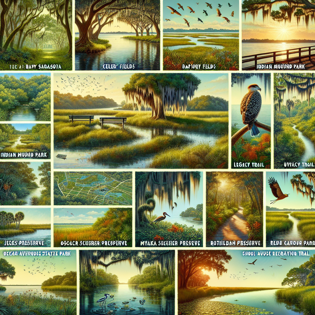 Discover the diverse beauty of Sarasota County's parks and trails, from tranquil waters to lush greenways, each offering unique outdoor experiences.